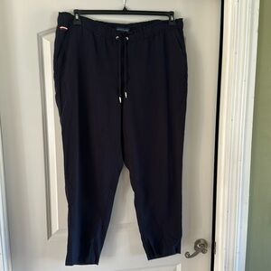Tommy Hilfiger, thin material, navy and color very comfy pants size XL